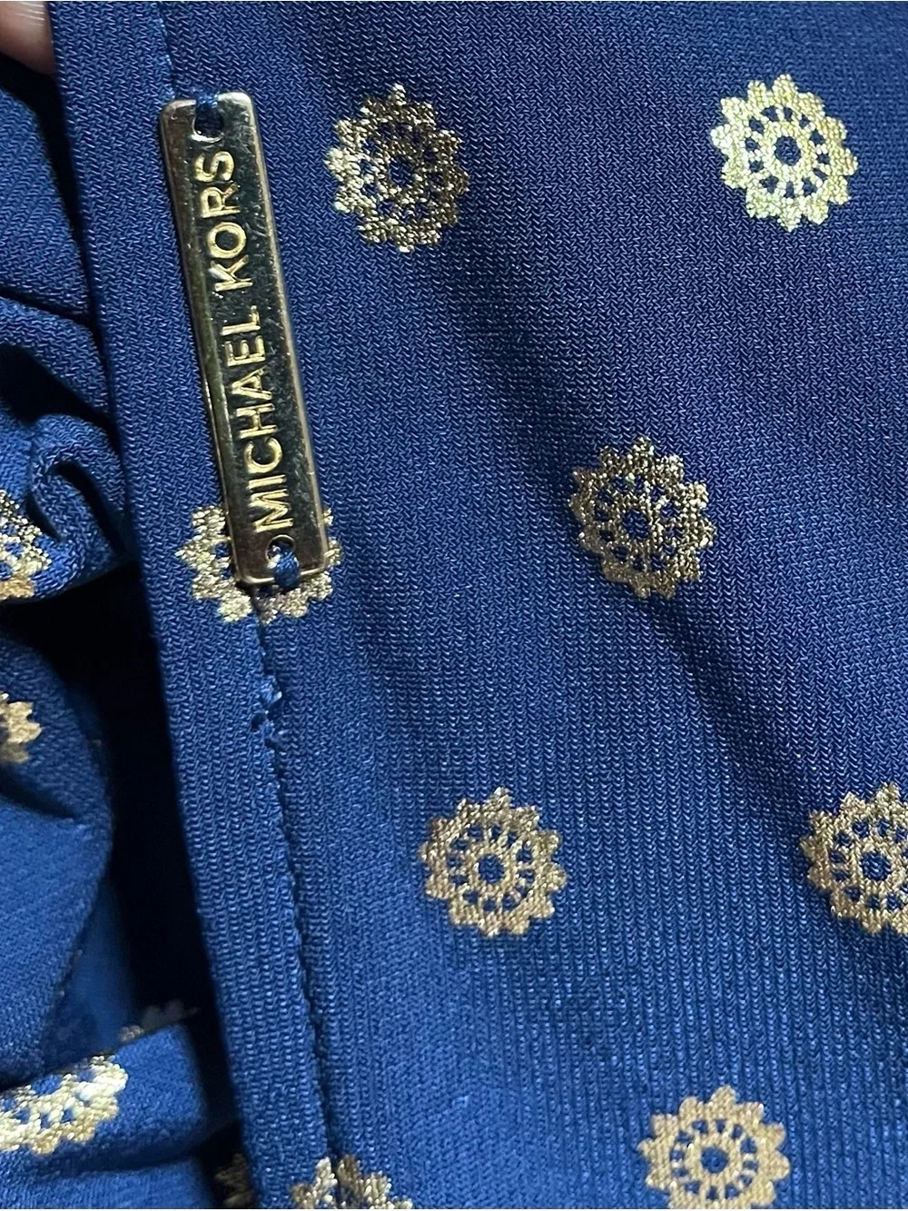 MICHAEL Michael Kors Medallion Foil Print Maxi Dress Size XS